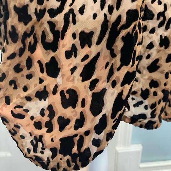 Beach Riot Coverup with Leopard Print and Velvet - Picture 7 of 13